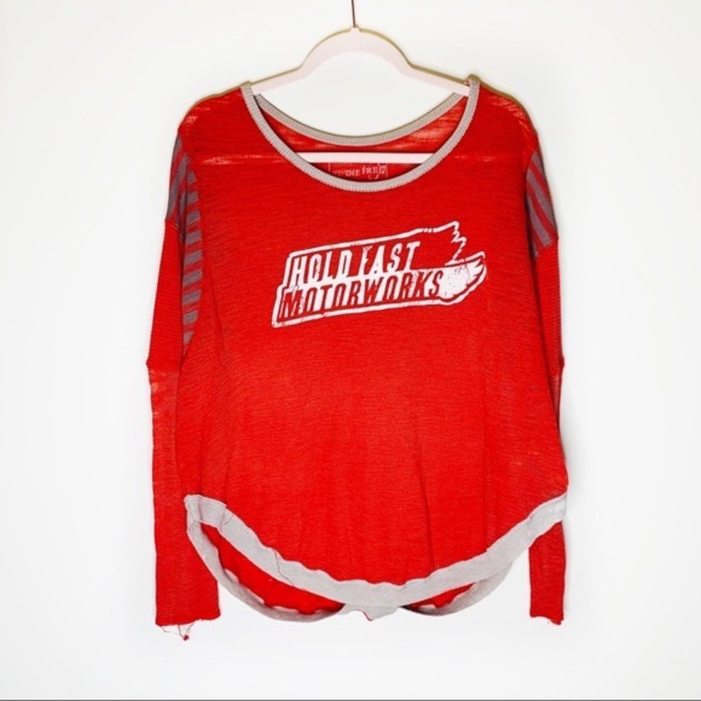 Free People We The Free Hold Fast Motorworks Long Sleeve Tee